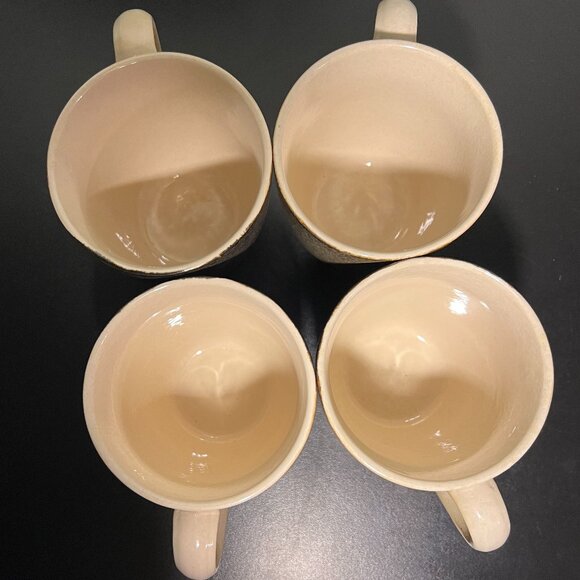 Set of 4 SANGO Nouveau Sands 4745 Stoneware Mugs ~ Warm Earth Tones - Picture 8 of 10